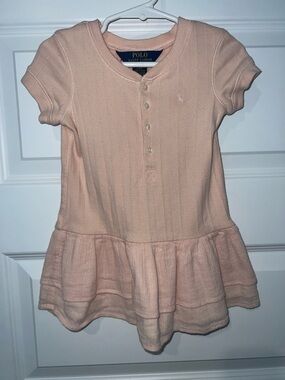 Size 2/2T Light Pink Girls Polo Ralph Lauren dress